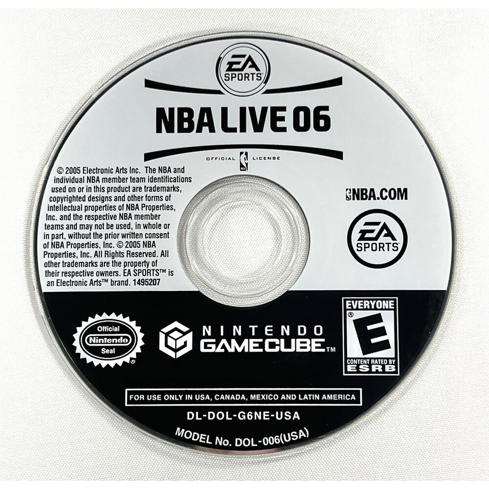 NBA Live 2005 EA Sports Nintendo GameCube Disc Only Tested